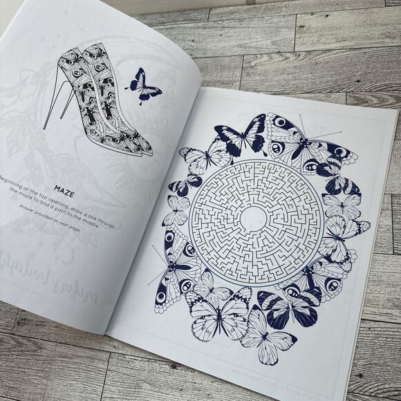 Tranquility Time Adult Activity Book New Dot To Dot Color By Number Puzzles More - Picture 3 of 10